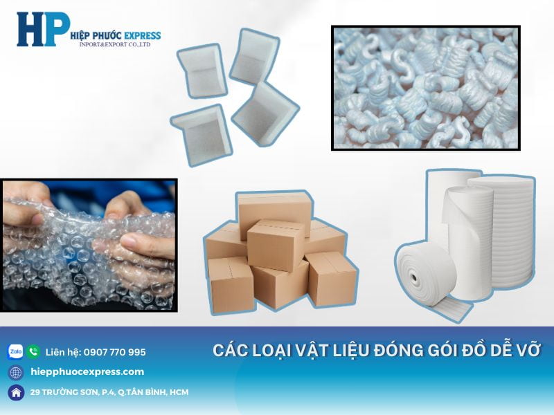 cac loai vat lieu dung de dong goi hang de vo