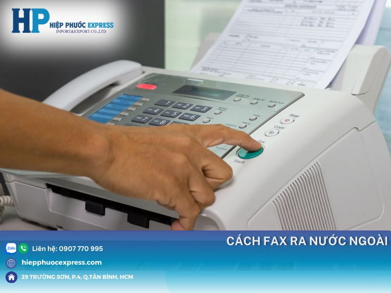 cach fax ra nuoc ngoai hieu qua