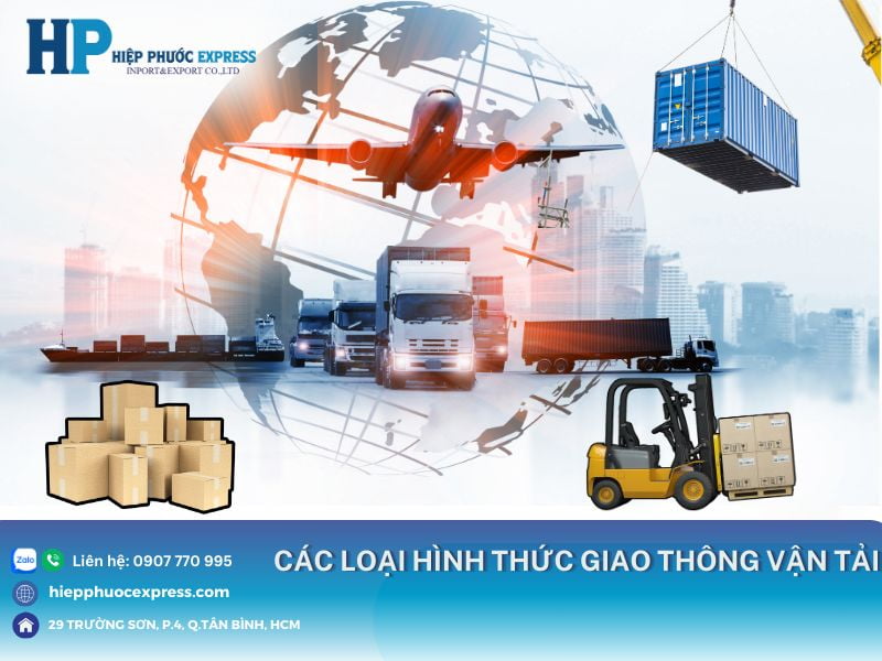 cac loai hinh giao thong van tai