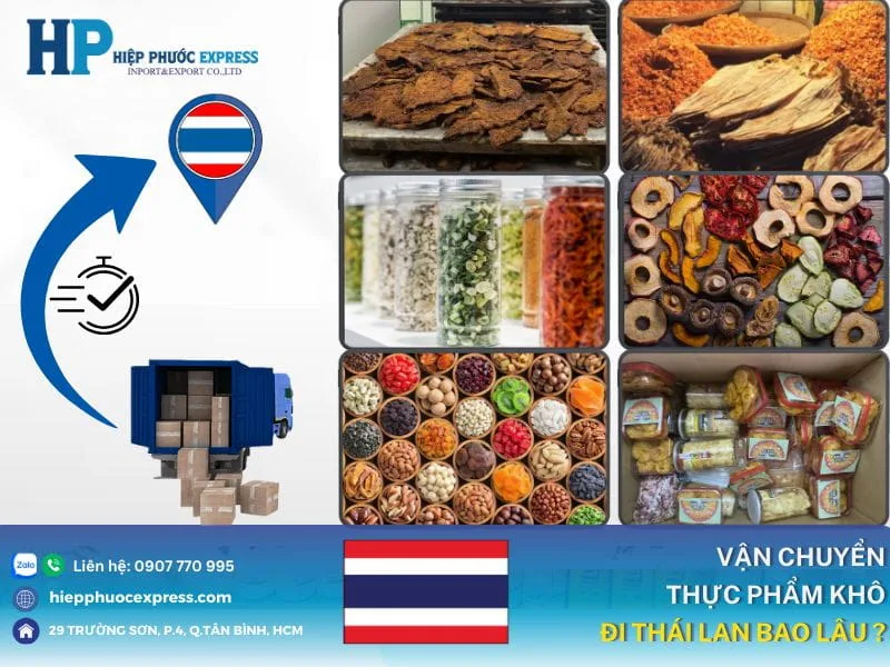 thoi gian van chuyen thuc pham kho di thai lan mat bao lau van chuyen thuc pham say kho qua thai mat bao lau