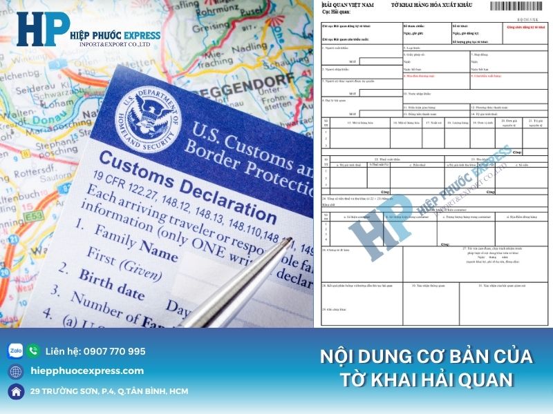 noi dung cua to khai hai quan