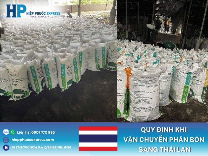 quy dinh van chuyen phan bon di thai lan