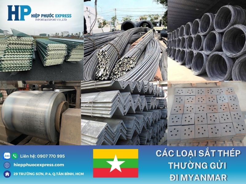 cac loai sat thep thuong gui sang mien dien
