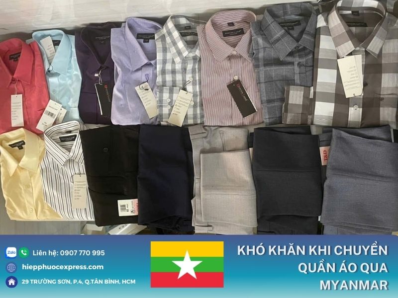 kho khan khi van chuyen quan ao di myanmar