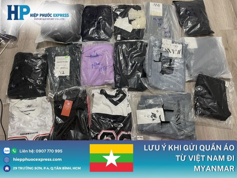 luu y gui quan ao giay dep qua mien dien