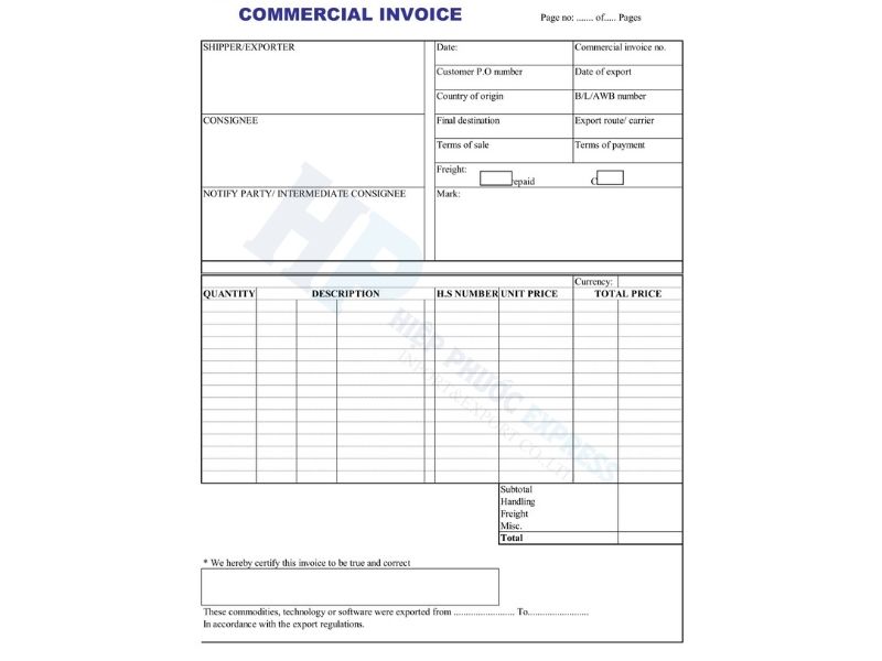 mau hoa don thuong mai 2