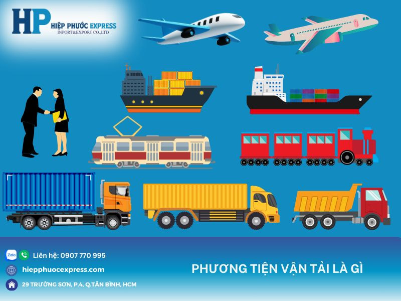 Phương tiện vận tải bao gồm những gì