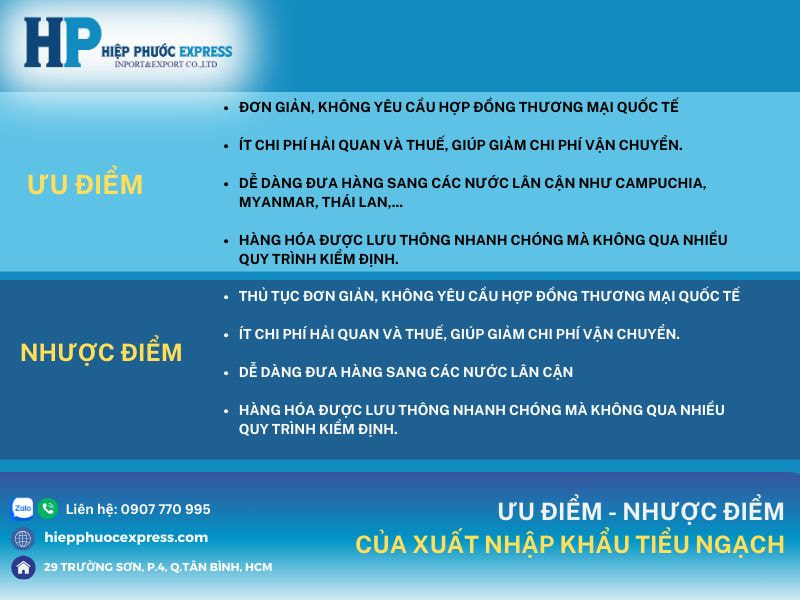 Những ưu và nhược điểm của xuất nhập khẩu tiểu ngạch