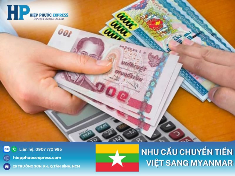 Dịch vụ chuyển tiền Việt Nam sang Myanmar