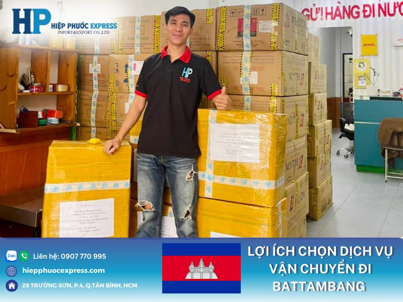 Những lợi ích khi chọn dịch vụ vận chuyển đi Battambang