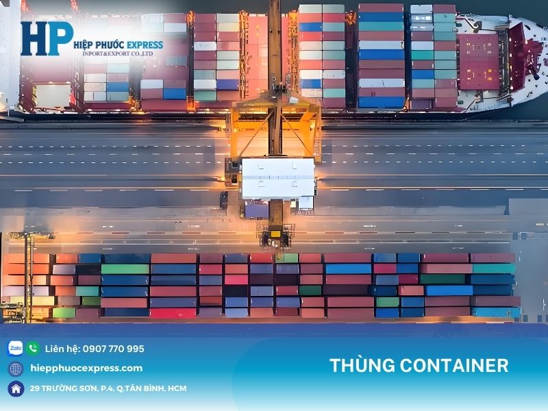 Phân loại thùng container