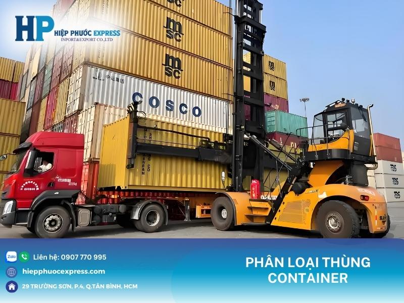 Phân loại thùng container
