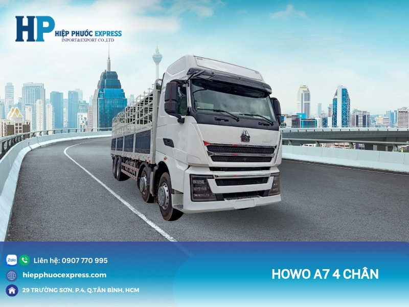 Xe tải Howo A7 4 chân