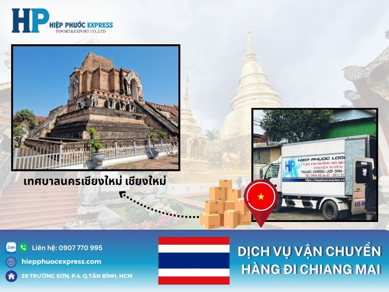 Dịch vụ vận chuyển hàng đi Chiang Mai