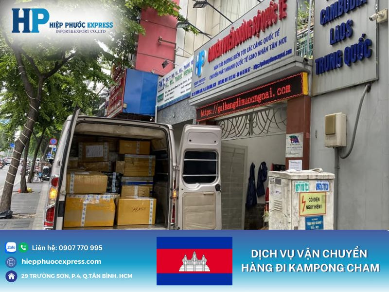 Dịch vụ vận chuyển hàng đi Kampong Cham