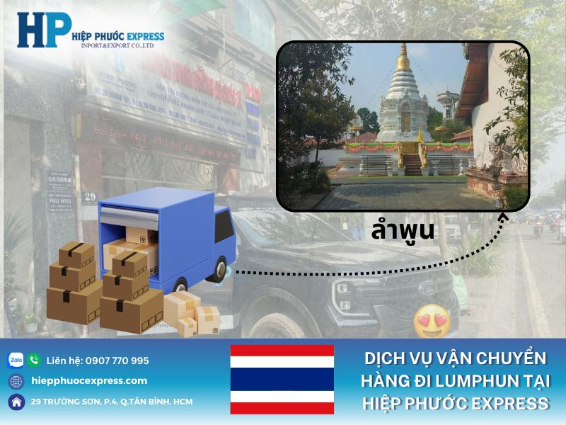 dich vu van chuyen hang di lumphun tai hiep phuoc express