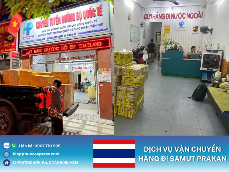 Dịch vụ vận chuyển hàng đi Samut Prakan