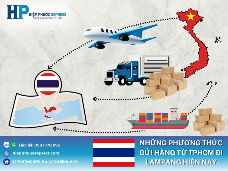 nhung phuong thuc gui hang tu tphcm di lampang hien nay