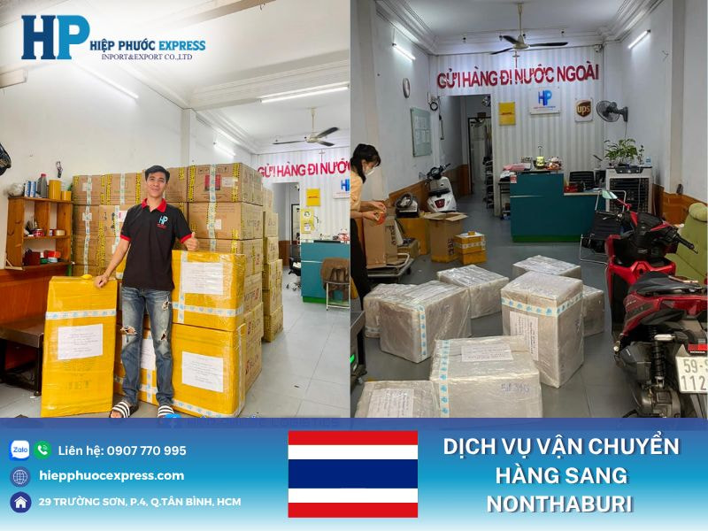 Dịch vụ vận chuyển hàng sang Nonthaburi nhanh chóng