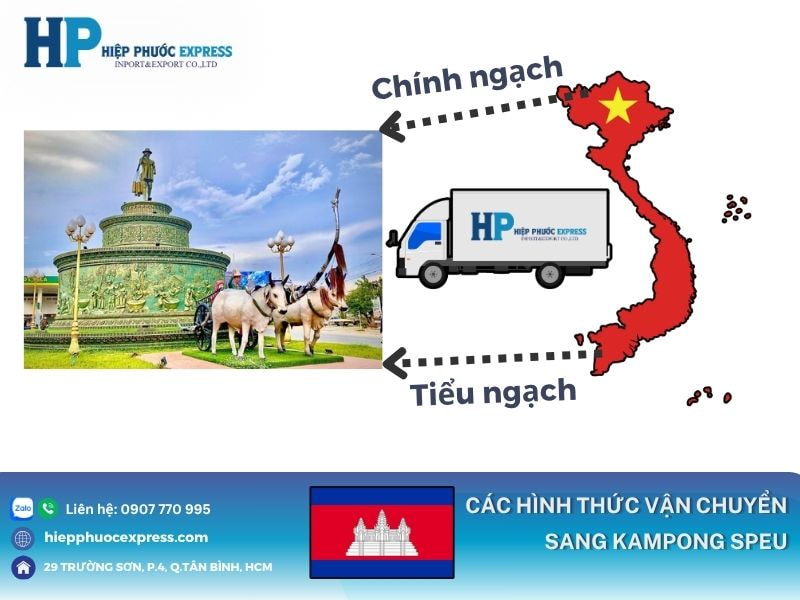 Các hình thức vận chuyển hàng hóa sang Kampong Pue