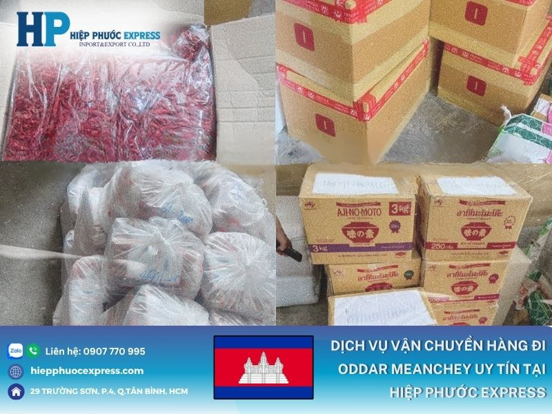 Dich vụ vận chuyển hàng đi Oddar Meanchey