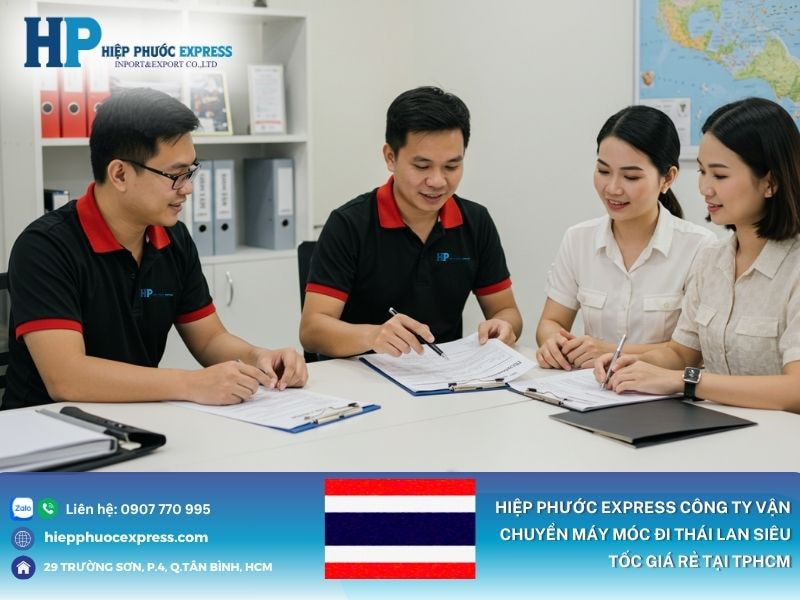 Hiệp Phước Express - công ty vận chuyển hàng máy móc đi Thái Lan uy tín tại TPHCM