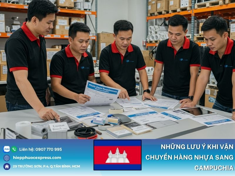 Những lưu ý khi vận chuyển hàng nhựa đi Campuchia