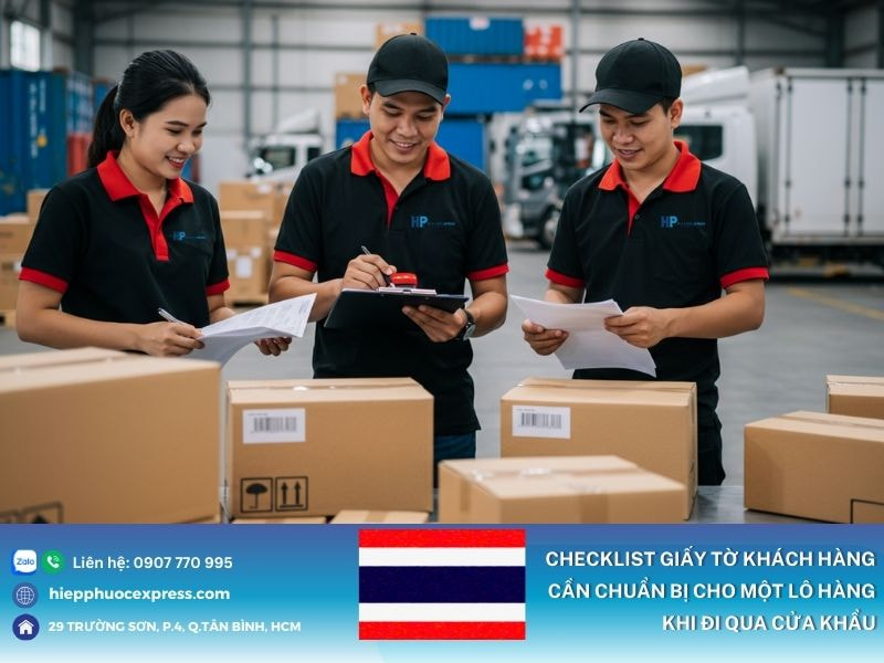 giấy tờ cần chuẩn bị khi đi qua cửa khẩu Thái Lan