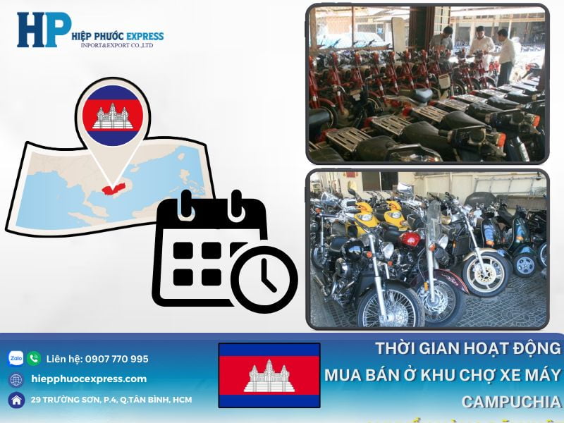 thoi gian hoat dong mua ban tai khu cho xe may campuchia