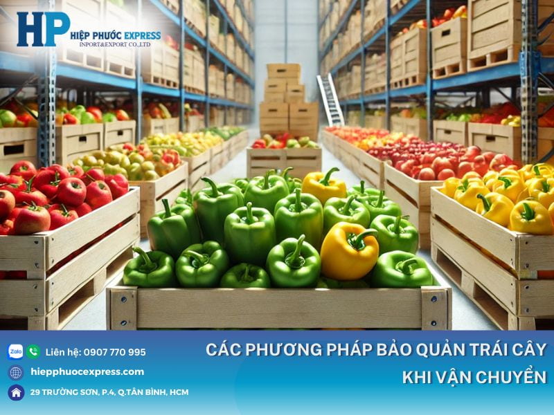 cac cach bao quan trai cay de van chuyen hieu qua