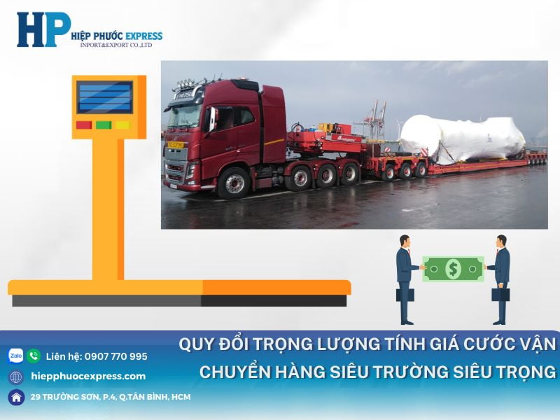 quy doi trong luong tinh gia cuoc van chuyen hang sieu truong sieu trong