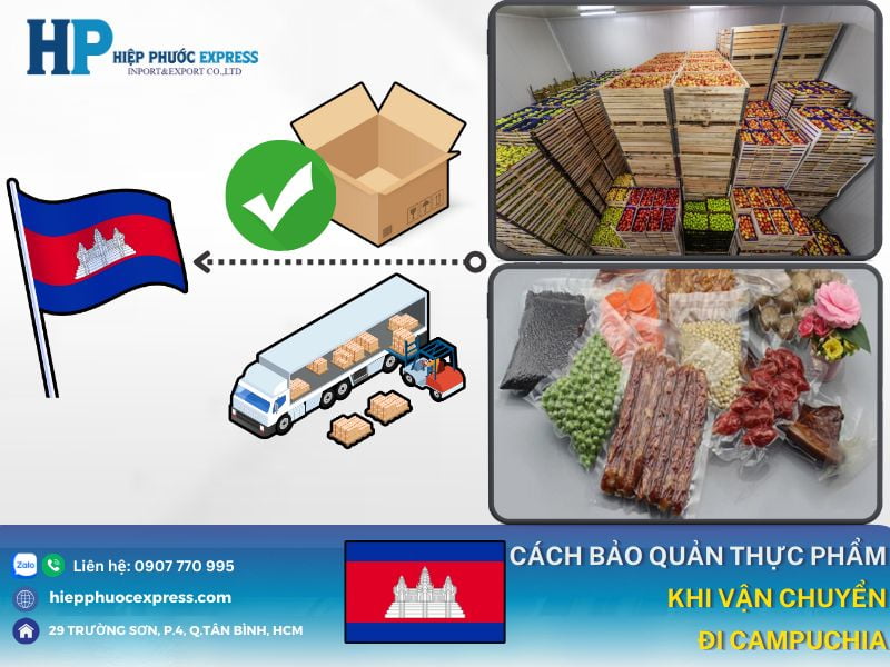 cach dong goi bao quan thuc pham ship di campuchia