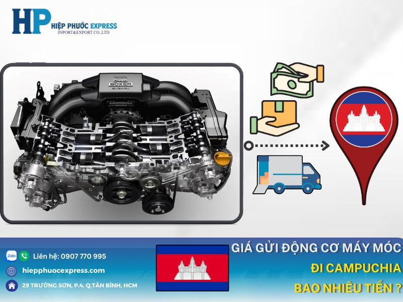 gia gui dong co may moc di campuchia