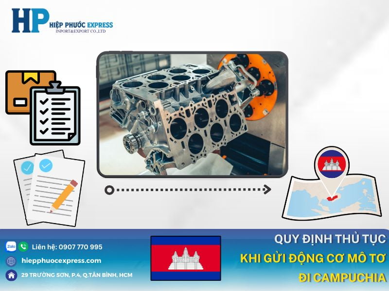 quy dinh thu tuc ve viec gui dong co mo to di campuchia
