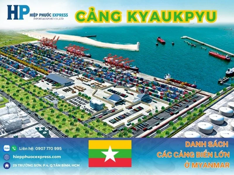 Kyaukpyu là cảng biển được xây dựng theo thỏa thuận giữa Myanmar và Trung Quốc