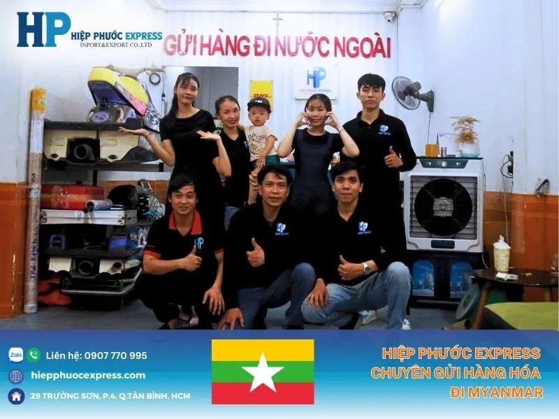 Công ty Hiệp Phước Express chuyên gửi hàng hóa xách tay đi Myanmar
