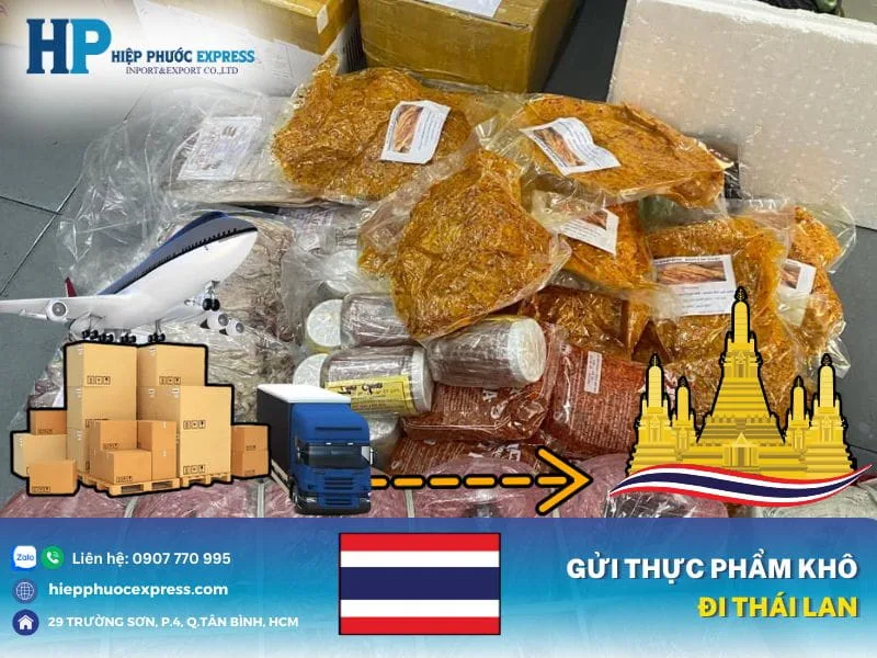 gui thuc pham kho di thai lan