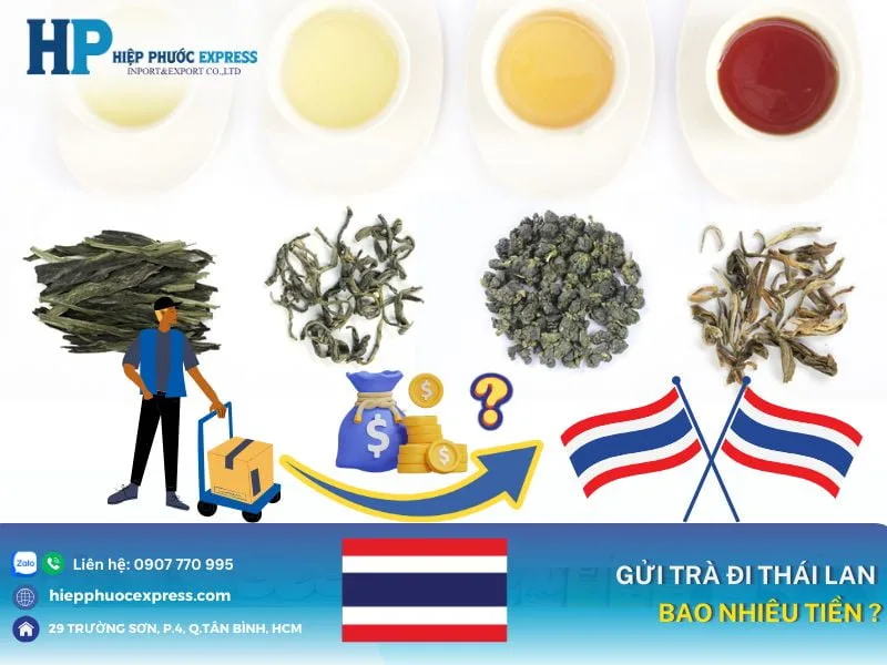 van chuyen tra sang thai lan bao nhieu tien