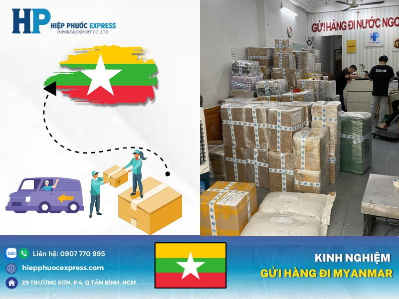kinh nghiem gui hang di myanmar
