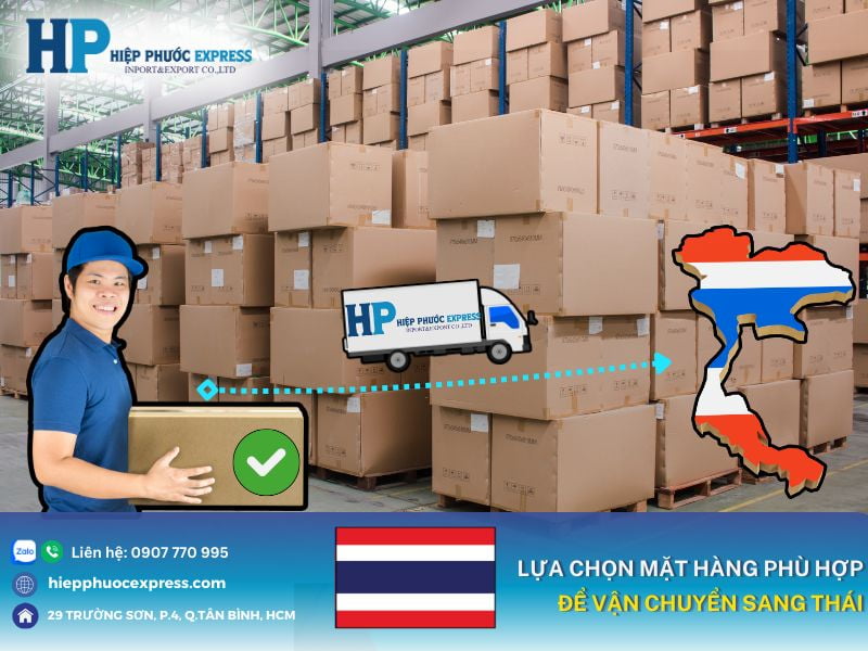 lua chon mat hang van chuyen phu hop di thai lan