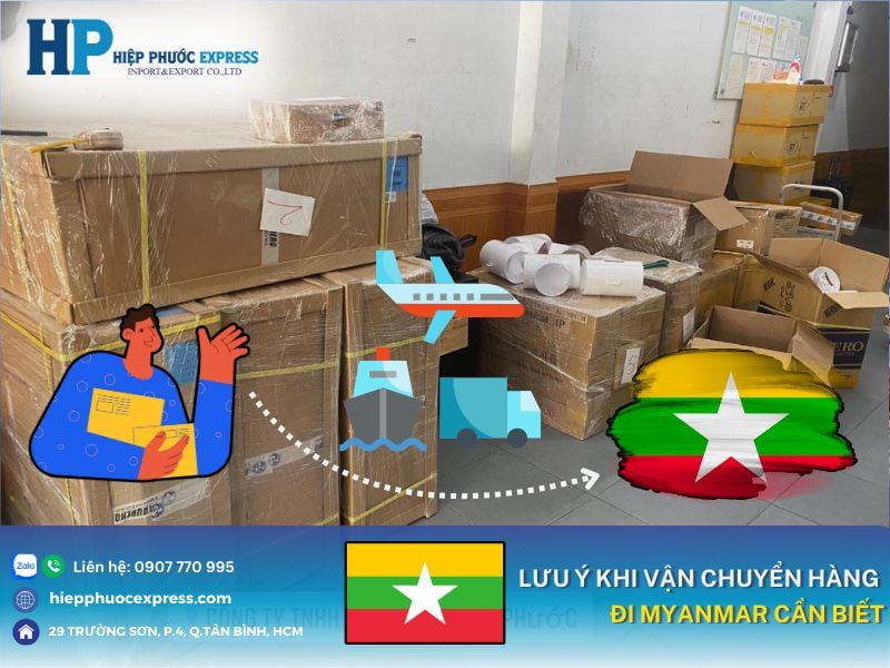 luu y khi van chuyen hang qua myanmar