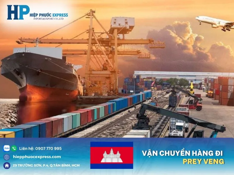 Dịch vụ vận chuyển hàng đi Prey Veng nhanh tiết kiệm chi phí