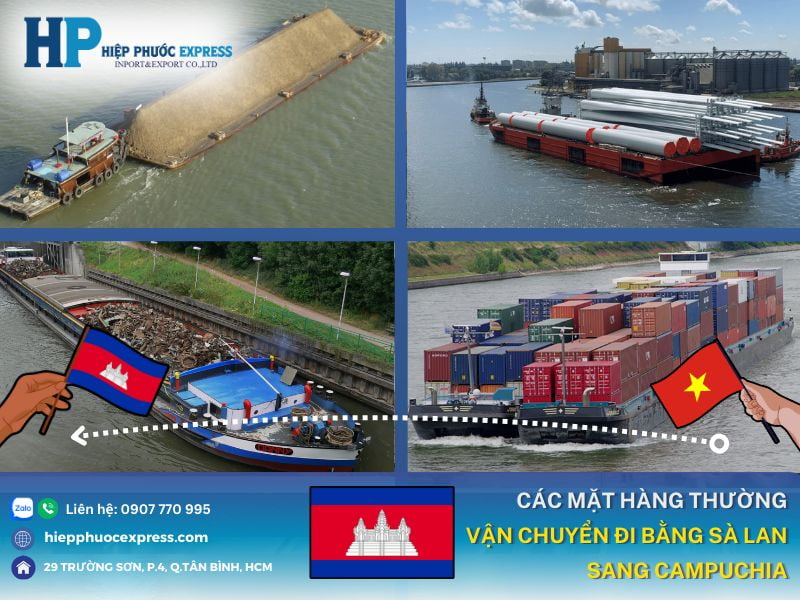 cac mat hang duoc van chuyen bang sa lan qua Campuchia