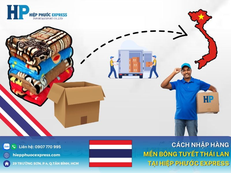 nhap hang men bong tuyet thai lan tai hiep phuoc express
