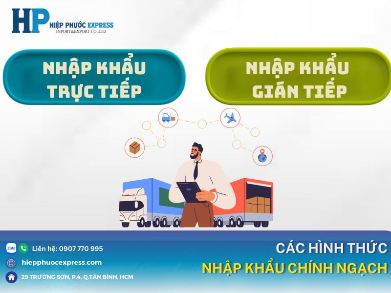 cac hinh thuc nhap khau chinh ngach