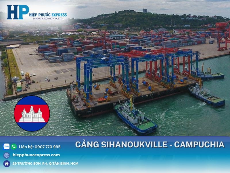 cang sihanoukville cua campuchia - kampong som