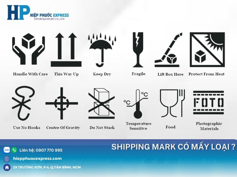 cac loai shipping mark
