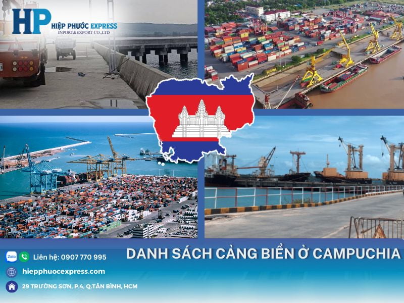 danh sach cang bien cambodia moi nhat