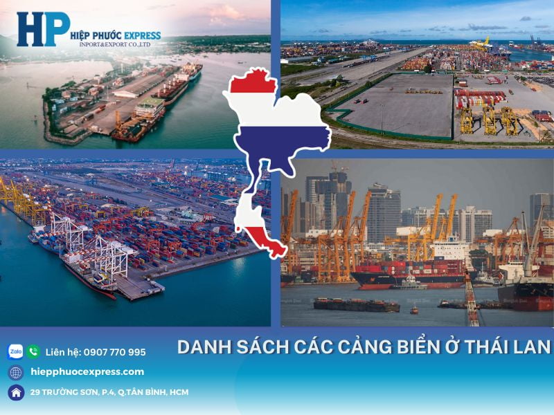 danh sach cac cang bien thai lan