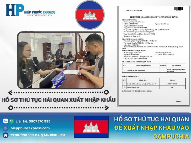 ho so thu tuc hai quan tai campuchia de xuat nhap khau